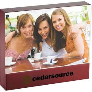 Custom Promotional Wooden Frame - 4" x 6"