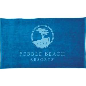 10.5 lb./doz. Mid-Weight Colored Beach Towel Blue, Royal