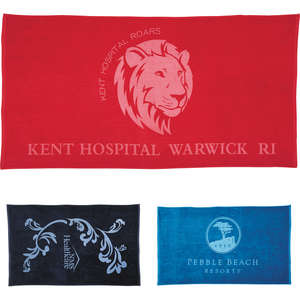 Custom Promotional 18 lb./doz. Heavy Weight Colored Beach Towel