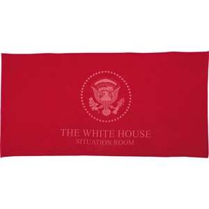 18 lb./doz. Heavy Weight Colored Beach Towel Red