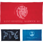 Customized Towels - 18 lb./doz. Heavy Weight Colored Beach Towel