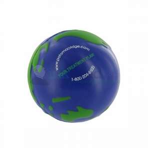 Custom Promotional Gel-Ee Gripper Earthball Stress Ball