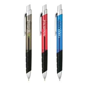 Angled Top Translucent Ballpoint Pen