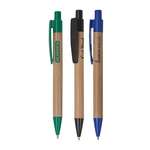Business Click Pens - Slimline Bamboo Ballpoint Pen