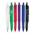 Imprinted Grip Pens - Color Triangular Body Ballpoint Pen