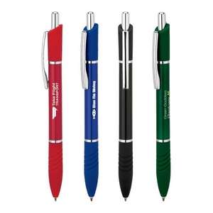Custom Promotional Color Barrel and Grip Ballpoint Pen