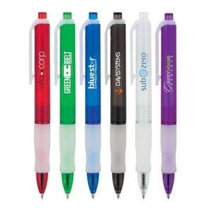 Custom Promotional Frosty Translucent Wide Body Gel Ink Pen