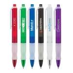 Logo Grip Pens - Frosty Translucent Wide Body Gel Ink Pen