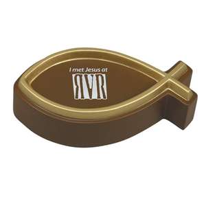 Custom Promotional Christian Fish Stress Ball