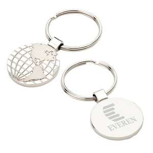 Custom Promotional Globe Design Keyring