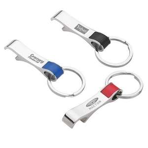 Color Accent Bottle Opener Keyring