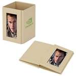 Customized Pen Cups - Benaki Eco Pencil Cup with Photo Frame