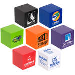 Logo Round & Shaped Stress Balls - Cube Stress Ball