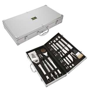 Custom Promotional 18 Piece Steel BBQ Set