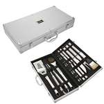 Wholesale BBQ Grill Sets - 18 Piece Steel BBQ Set