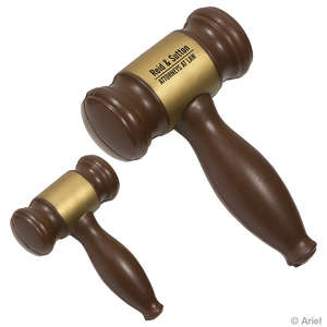 Custom Promotional Gavel Stress Ball