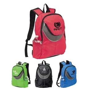 Custom Promotional Outside Mesh Pocket Backpack