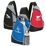 Wholesale Sling Bags - Top Zip Athletic Sling Bag