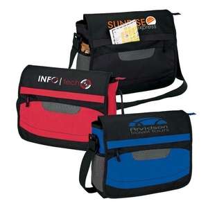 Custom Promotional Sandwich Mesh Messenger Bag