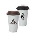 Promotional Coffee Mugs - 11 oz. Double Wall Ceramic Tumbler