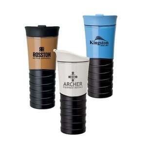 Custom Promotional Contour Grip 16 oz. BPA-Free Tumbler