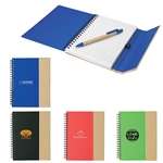 Business Journals & Notebooks - Recycled Notebook with Magnetic Flap Closure and Pen