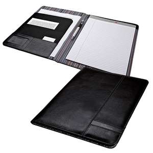 Custom Promotional Letter Size Folio with Striped Interior