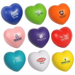 Custom Promotional Valentine Heart Stress Ball