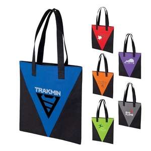 Triangle Accent Tote Bag