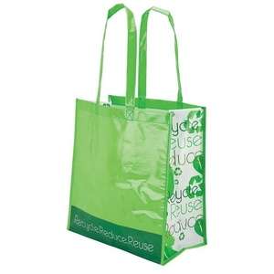 Custom Promotional Laminated Shopper Tote Bag