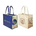 Logo Promotional Products - Reusable Extra Wide Shopper Tote Bag