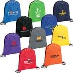 Custom Backpacks - Solid Drawstring Sport Bag