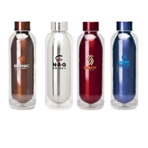 Custom Promotional Executive 18 oz Acrylic and Steel Bottle