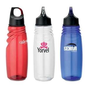 Custom Promotional Carabiner Clip Lid 24 oz. Water Bottle