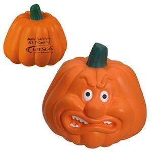 Custom Promotional Pumpkin Angry Stress Ball