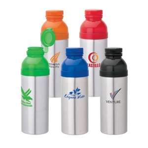 Custom Promotional 25 oz. Aluminum Water Bottle with Translucent Top