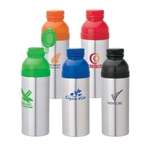 Promotional Water Bottles - 25 oz. Aluminum Water Bottle with Translucent Top