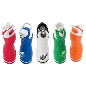 Contrast Color Band 30 oz. Polypropylene Water Bottle 