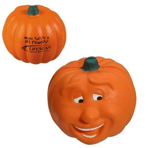 Custom Promotional Pumpkin Smile Stress Ball