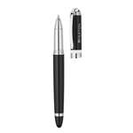 Personalized Writing Instruments - Bettoni Rollerball Pen with High Gloss Lacquer Finish with White Accent