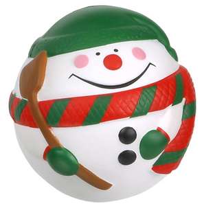 Custom Promotional Snowman Ball Stress Ball
