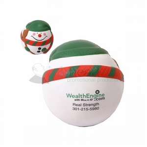 Snowman Ball Stress Ball