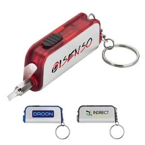 Custom Promotional Screwdriver LED Keyring