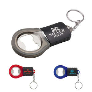 Custom Promotional LED Bottle Opener Keyring