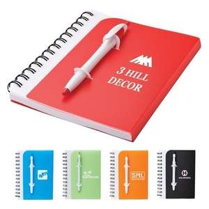 Junior Notebook and Pen with Spiral Locking Cover