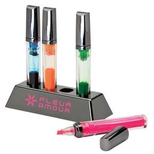 Custom Promotional 4pc Desktop Highlighter Set