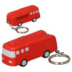 Promotional Public Service & Govt Stress Balls - Fire Truck Key Chain