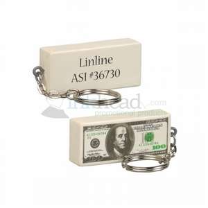 $100 Bill Key Chain 