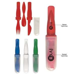 Custom Promotional 3 Piece Cutlery Set