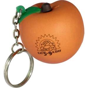 Custom Promotional Peach Key Chain